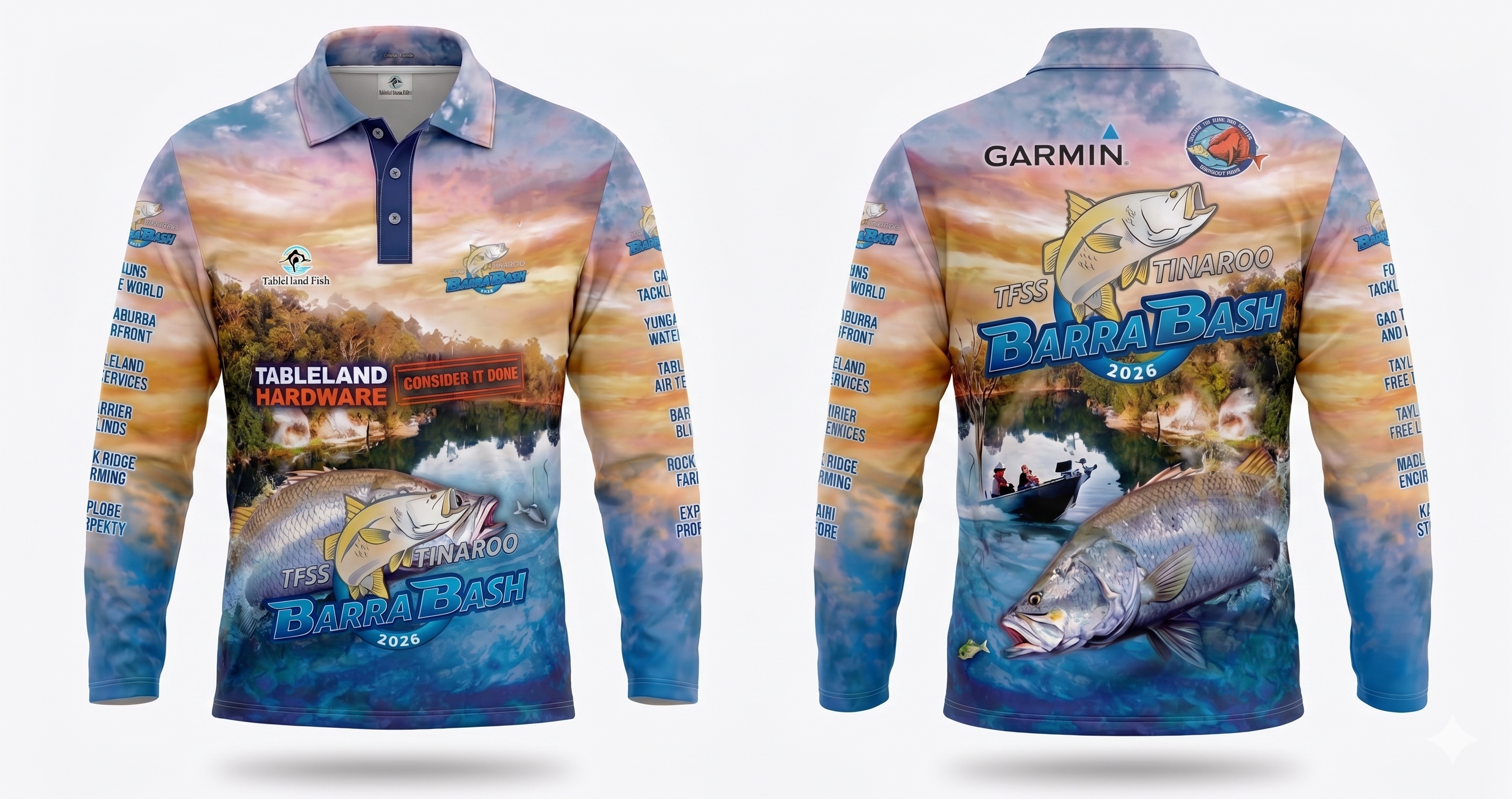 Tablelands hardware Tinaroo barra Bash 2026 Shirt